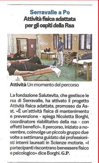 DICONO DI NOI - GAZZETTA DI MANTOVA DEL 16 FEBBRAIO 2024
